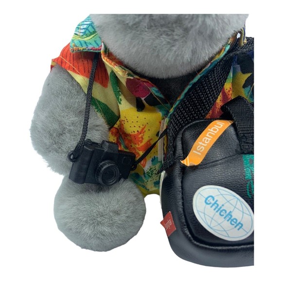 Rhinocort Nasal Inhaler Promotional Rhino Plush Travel Tourist Camera 9 1/2” - Picture 6 of 8